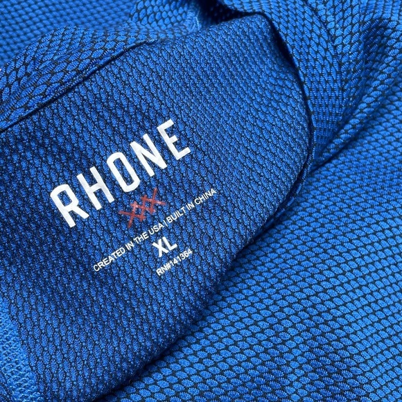 RHONE RHONE REIGN TECH TRAINING TSHIRT in Blue size XL - Picture 1 of 7